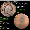 Image 1 : 1794 Liberty Cap half cent 1/2c Grades ag