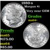 Image 1 : 1880-s Morgan Dollar $1 Grades Choice+ Unc