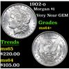 Image 1 : 1902-o Morgan Dollar $1 Grades Choice+ Unc