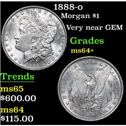 1888-o Morgan Dollar $1 Grades Choice+ Unc