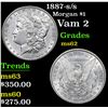 Image 1 : 1887-s/s Morgan Dollar $1 Grades Select Unc