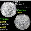 Image 1 : 1881-o Morgan Dollar $1 Grades Choice Unc