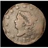 Image 2 : 1817 Coronet Head Large Cent 1c Grades g+