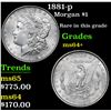 Image 1 : 1881-p Morgan Dollar $1 Grades Choice+ Unc