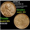 Image 1 : 1926-p Lincoln Cent 1c Grades Select+ Unc BN