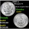 Image 1 : 1897-s Morgan Dollar $1 Grades Select+ Unc