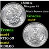 Image 1 : 1890-s Morgan Dollar $1 Grades Select+ Unc