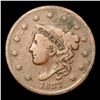 Image 2 : 1837 Coronet Head Large Cent 1c Grades f+