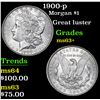 Image 1 : 1900-p Morgan Dollar $1 Grades Select+ Unc