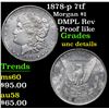 Image 1 : 1878-p 7tf Morgan Dollar $1 Grades Unc Details