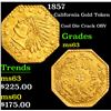 Image 1 : 1857 California Gold Token Grades Select Unc