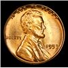 Image 2 : 1951-d Lincoln Cent 1c Grades Select+ Unc RD