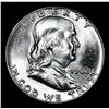 Image 2 : 1962-d Franklin Half Dollar 50c Grades Select Unc