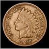 Image 2 : 1908 Indian Cent 1c Grades Choice AU