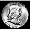 Image 2 : 1962-p Franklin Half Dollar 50c Grades Select Unc