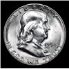 Image 2 : 1954-s Franklin Half Dollar 50c Grades Select+ Unc