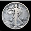 Image 2 : 1917-D Reverse Walking Liberty Half Dollar 50c Grades vg+