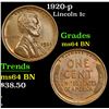 Image 1 : 1920-p Lincoln Cent 1c Grades Choice Unc BN