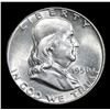 Image 2 : 1950-p Franklin Half Dollar 50c Grades Select Unc