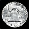 Image 3 : 1950-p Franklin Half Dollar 50c Grades Select Unc