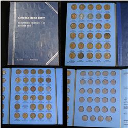 Lincoln cent book 1941-1962 partial set 59 coins