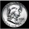 Image 2 : 1952-p Franklin Half Dollar 50c Grades Choice+ Unc