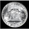 Image 3 : 1959-d Franklin Half Dollar 50c Grades Choice Unc FBL