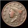 Image 2 : 1819 Coronet Head Large Cent 1c Grades f+