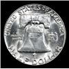 Image 3 : 1958-p Franklin Half Dollar 50c Grades Choice Unc+ FBL