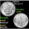 Image 1 : 1904-o Morgan Dollar $1 Grades Choice+ Unc