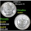 Image 1 : 1885-o Morgan Dollar $1 Grades Choice+ Unc
