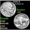 Image 1 : 1926-d Buffalo Nickel 5c Grades vf+