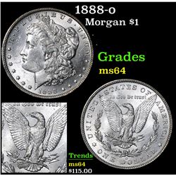 1888-o Morgan Dollar $1 Grades Choice Unc