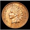 Image 2 : 1907 Indian Cent 1c Grades Select+ Unc RD