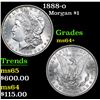 Image 1 : 1888-o Morgan Dollar $1 Grades Choice+ Unc