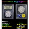 Image 1 : ***Auction Highlight*** 1884-o Morgan Dollar $1 Graded Choice Unc+ DMPL By USCG (fc)