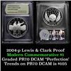 Image 1 : 2004-P Lewis & Clark Modern Commem Dollar $1 Graded GEM++ Proof Deep Cameo By USCG