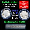 Image 1 : Buffalo Nickel Shotgun Roll in Old Bank Style Wrapper 1923 & d Mint Ends (fc)