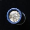 Image 2 : Buffalo Nickel Shotgun Roll in Old Bank Style Wrapper 1925 & d Mint Ends (fc)