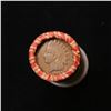 Image 2 : Mixed small cents 1c orig shotgun roll, 1857 Flying Eagle, 1893 Indian Cent other end