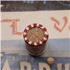 Image 3 : Mixed small cents 1c orig shotgun roll,1919-s Wheat Cent, 1887 Indian Cent other end