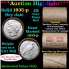 Image 1 : ***Auction Highlight*** Full solid date 1935-p Peace silver dollar roll, 20 coins   (fc)