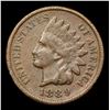 Image 2 : 1889 Indian Cent 1c Grades vf+