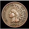 Image 2 : 1906 Indian Cent 1c Grades vf+