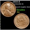 Image 1 : 1922-d Lincoln Cent 1c Grades f+