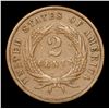 Image 3 : 1871 Two Cent Piece 2c Grades vf++