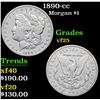 Image 1 : 1890-cc Morgan Dollar $1 Grades vf+