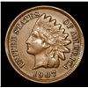 Image 2 : 1907 Indian Cent 1c Grades Choice AU