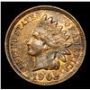 Image 2 : 1902 Indian Cent 1c Grades Choice AU