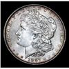 Image 2 : 1887-p Morgan Dollar $1 Grades GEM+ Unc